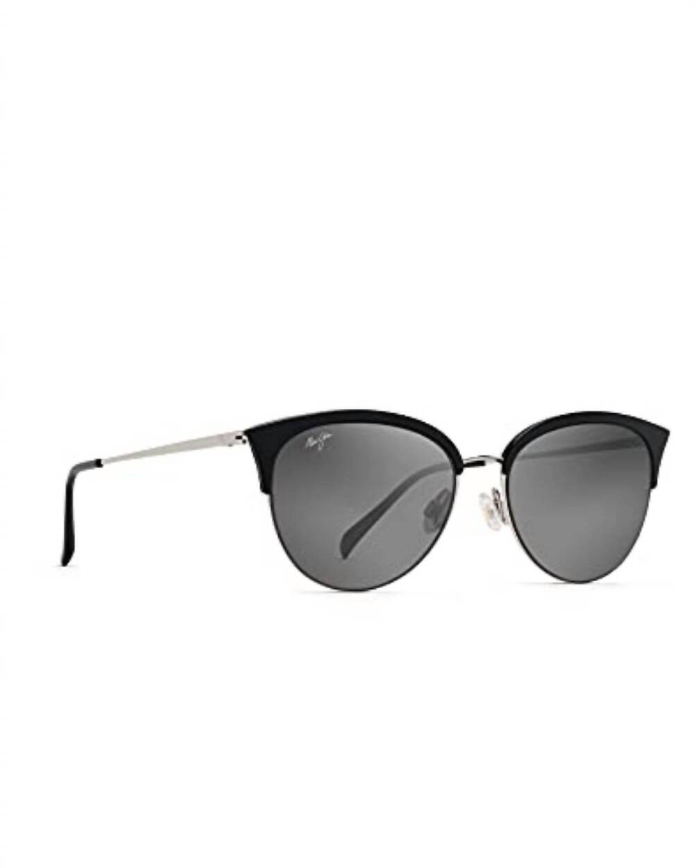 NEW MAUI JIM men's olili sunglasses in gloss black/ neutral grey